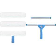 AMERWASH PLUS Window Squeegee Washing Kit for Shower Glass Door, Mirror and W…