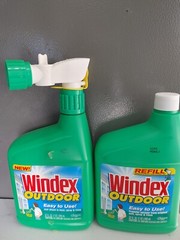 NOS Windex Outdoor Glass surface concentrated Cleaner 32.OZ EA (2pk)