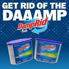 DampRid Fragrance Free Disposable Moisture Absorber & Charcoal, 18 oz., 3 Pack