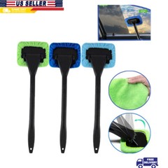 Pro 3 Pack Window Windshield Cleaning Tool Microfiber Car Wiper Glass Brush New