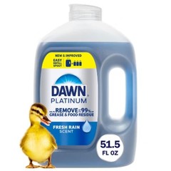 Dawn Fresh Rain Platinum Dish Soaps – 51.5 fl oz