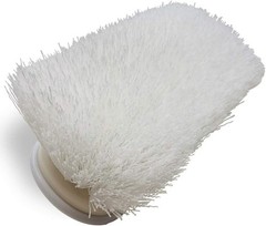 Stiff Boat Deck Brush, Heavy-Duty Marine Brush Head, 8″ Firm Bristle with Bumper