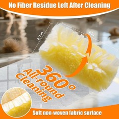50 Count 360° Heavy Duty Duster Refills Compatible W/ Swiffer Larger Size-Extra