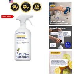 Bathroom Cleaner Spray, EWG Verified, Plant-Based & , Safe for Bathroom Surfa…