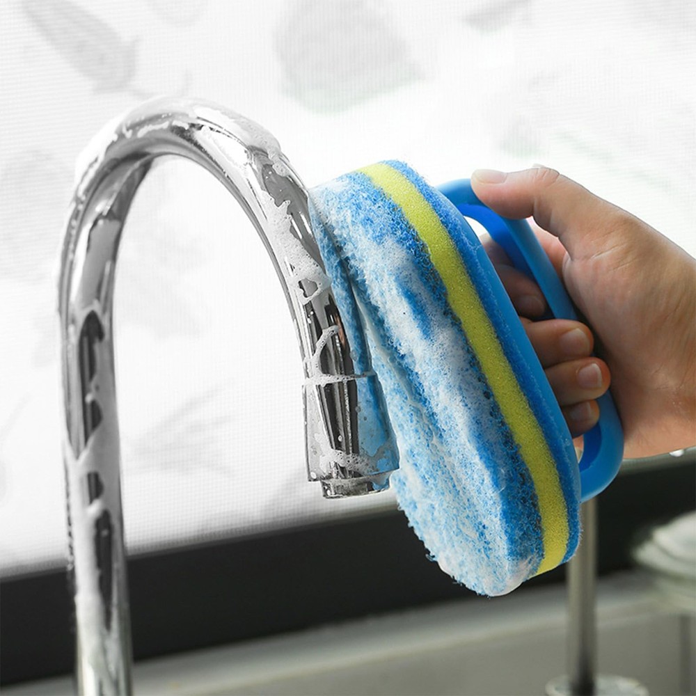 All Purpose Cleaning Brush for Bathroom, Kitchen, Bathtub, and Shower – Heavy…