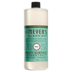 Mrs Meyers Clean Day Multi-Surface Concentrated Refill Fresh Basil Scent 32 oz