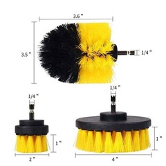 Drill Brush Set Power Scrubber Drill Attachments For Carpet Tile Grout Cleanings