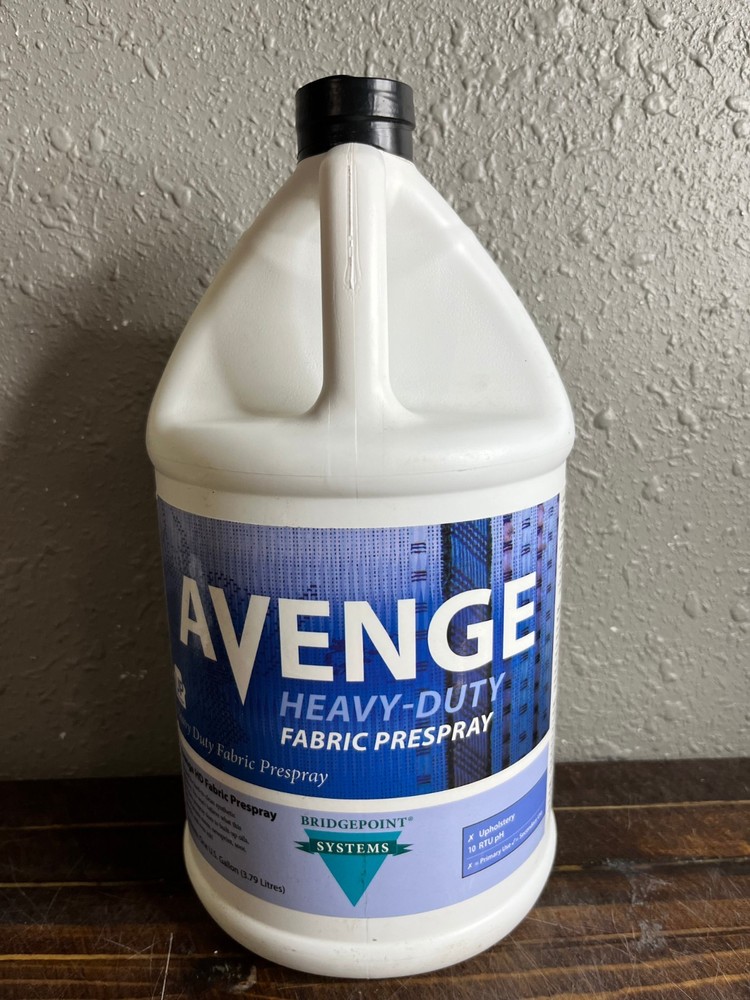 Bridgepoint Systems Avenge Heavy Duty Fabric Prespray Upholstery Cleaner 1 Gal