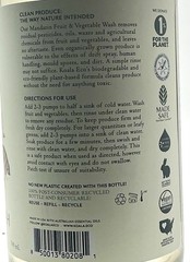 NATURAL FRUIT & VEGE WASH. Removes Pesticides, Wax, No Aftertaste By Koala Eco