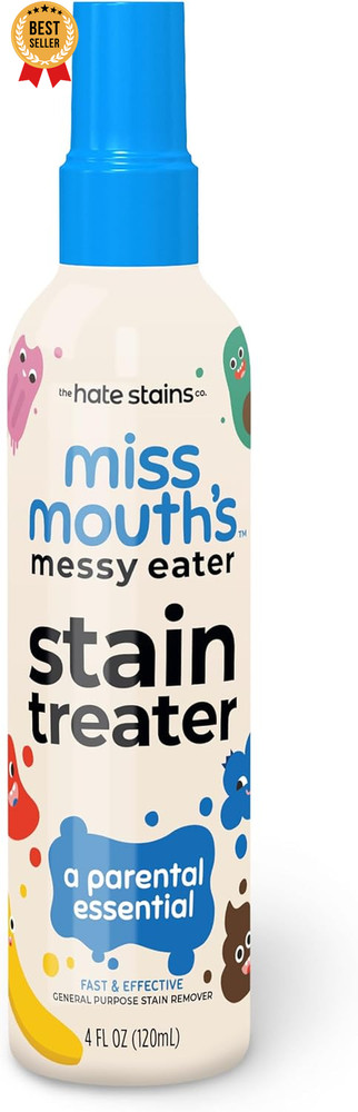 Messy Eater Stain Treater Spray, 4Oz, Baby Essentials, Food & Grease Remover