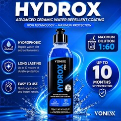 Vonixx Hydrox Pro Ceramic Sealant 240ml (8.1 fl oz) – Hydrophobic Protective …