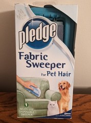 Pledge Fabric Sweeper For Pet Hair New Removes Cat Dog Hair Easy To Use