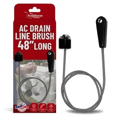 48 Inch Flexible Drain Brush Pipe Snake Sink Cleaner Hair Food Clog AC Line