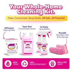 Ultimate Cleaning Kit – Includes 32oz Paste, 16oz Super Shot, 2 Refillable Sp…