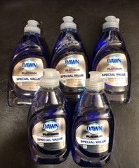 Dawn Ultra Platinum Dishwashing Soap 8 Oz, Refreshing Rain (Pack of 5)