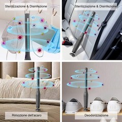 Rechargeable handheld LED Sterilize UV-C Lamp for home/car/pet/salon/office