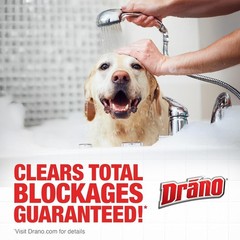 Drano Max Gel Drain Clog Remover and Cleaner for Shower or Sink Drains, Unclogs