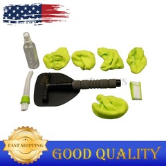 Windshield Cleaning Tool Kit Extendable Car Window Glass Wiper Cleaner Brush Pad