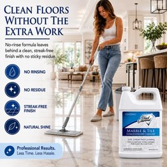 Black Diamond Stoneworks MARBLE & TILE FLOOR CLEANER Great for Ceramic Porcelain