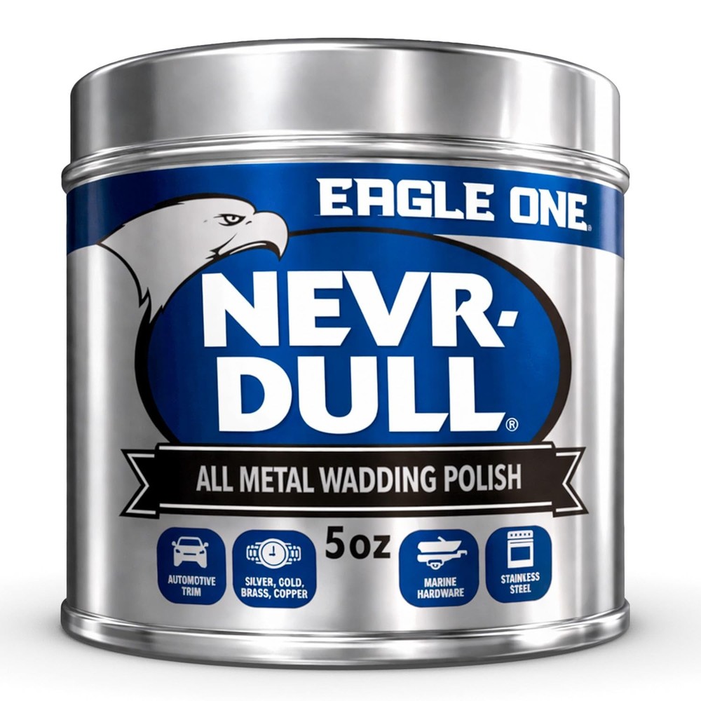 Eagle One Nevr Dull All Metal Wadding Polish, Chrome and Metal Cleaner for Ca…