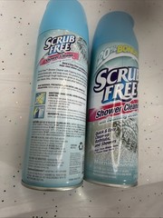Scrub Free Shower Cleaner Foaming Action Mildew Soap Scum 12oz 2 Pack