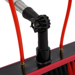Long Reach Solar Panel Cleaning Brush Kit Outdoor Window Clean Water-Fed Rod Set