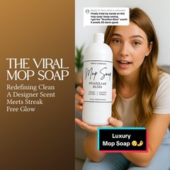 Mop Soap Highly Scented Fragrance, Long Lasting Luxury Floor Cleaner for Hard…