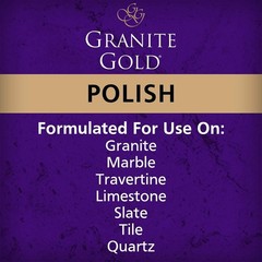 Granite Gold Stone Polish Spray 24 fl oz Countertops Quartz Marble