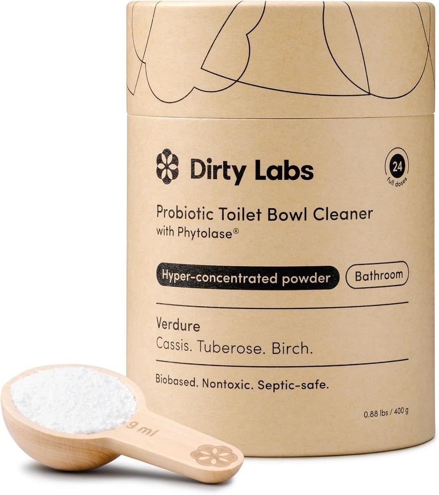 Dirty Labs Toilet Cleaner Powder 24 Doses Bio Enzyme Septic Safe