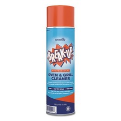BREAK-UP Oven And Grill Cleaner, Ready to Use, 19 oz Aerosol Spray, 5/Pack