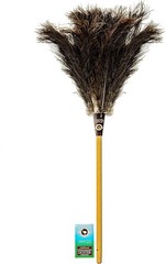 14″ Compact Ostrich Feather Duster – Soft Feathers for Delicate Surfaces