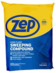 ZEP Hard Floor Sweeping Compound – 50 lb HDSWEEP50 – Holds Dust Down