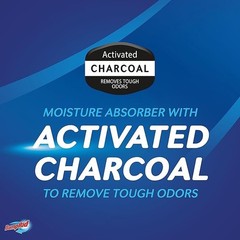 DampRid Fragrance Free Disposable Moisture Absorber & Charcoal, 18 oz., 3 Pack