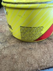 SC Johnson Paste Wax 16oz Metal Can (15.9oz current weight) 1988 Orig. Formula