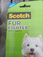 Scotch Fur Fighter Refill Sheets 14 Count Upholstery Pet Hair Fur Remover