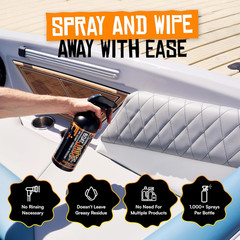Interior 2-in-1 Vinyl Boat Seat Cleaner & Ceramic UV Protectant Spray | Marine I