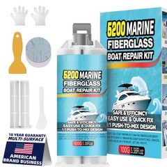5200 Marine Fiberglass Repair Kit, Marine Gel Coating Repair Kit, Epoxy Resin…