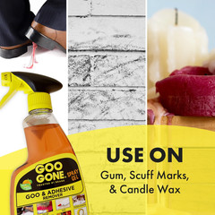 2 pack GOO GONE Original ADHESIVE Glue Gum Remover Citrus & Surface Safe 12Oz