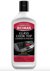 Weiman Glass Cooktop Heavy Duty Cleaner & Polish Shines + Protects Glass