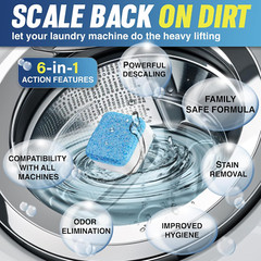 Washing Machine Cleaner Descaler 24 Pack