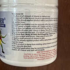 ACT Concrete Cleaner 8oz Eco Friendly Covers 50sqf Stain Remover Grease Oil Wood