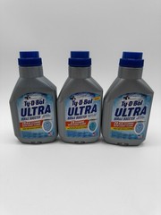 NEW 3 pack TY-D-BOL BLUE ULTRA BOOSTER IN TANK LIQUID TOILET BOWL 2X CLEANER