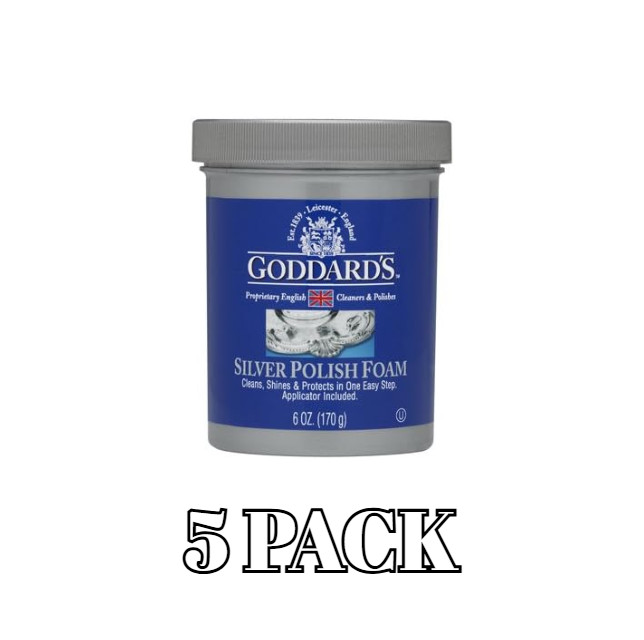 Goddards 707085 6 Oz Foam Silver Polish PACK OF 5
