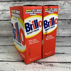 Brillo Steel Wool Soap Pads Lot of 2 Boxes 18 Pads per Box Vintage 70s Unopened