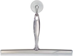 Zia Metal and Plastic Bathroom Squeegee for Shower, Glass Doors, Floors,