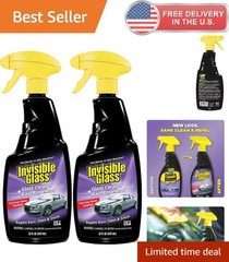 Windshield Window Cleaner with Rain Repellent – Ammonia Free, Streak Free – 44oz