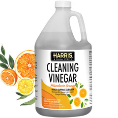 Harris Multi-Purpose Vinegar Household Surface Cleaner, Orange Scent, 128oz