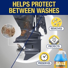 Concentrated Salt Remover for Boats, Cars & Engines | Marine Flush & Corrosion P