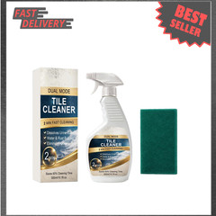 Grout and Tile Cleaner Spray 10.14 fl oz with Sponge Foam Acidic for Ceramic