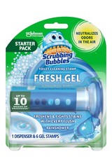 Scrubbing Bubbles Fresh Gel Toilet Bowl Cleaning 1.34 Ounce (Pack of 1), Blue
